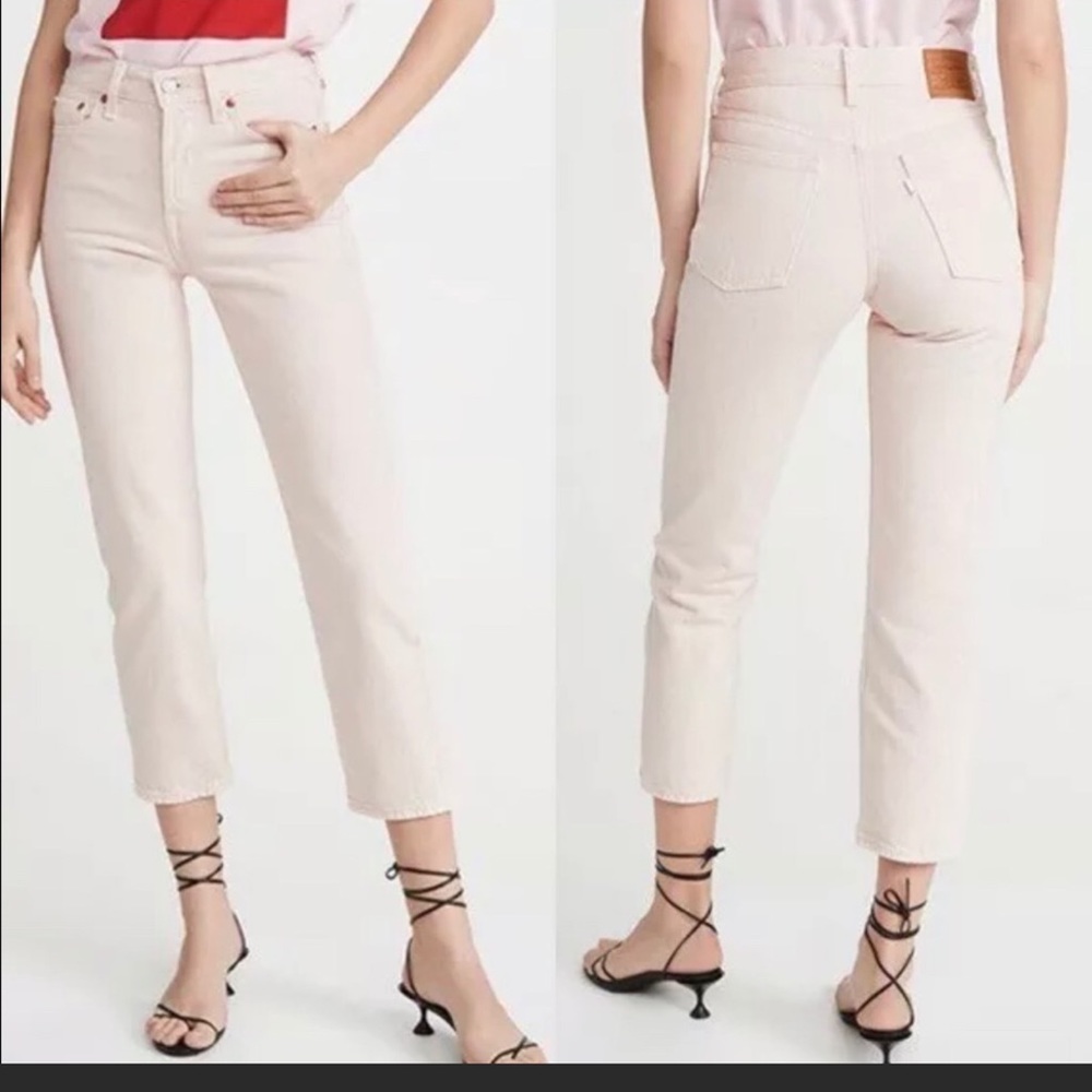 Levi’s Wedgie Hi Rise Straight Cropped🎀🎀 - Picture 7 of 13